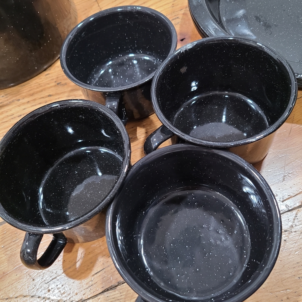 Outback Enamel Camp Cook Set Camping Cookware set - Picture 14 of 15